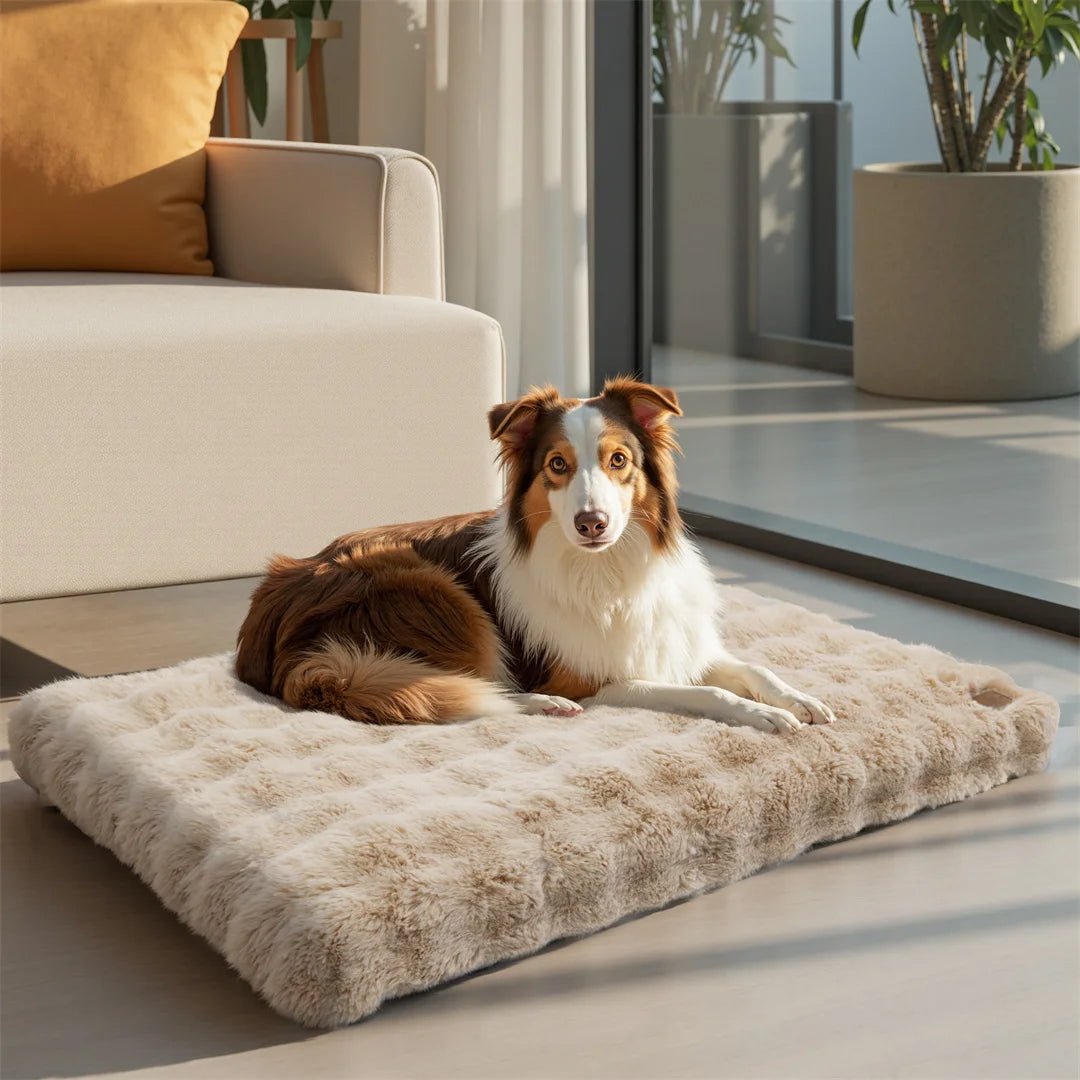 Plush Haven Ultra-Soft Pet Bed with Waterproof Cover