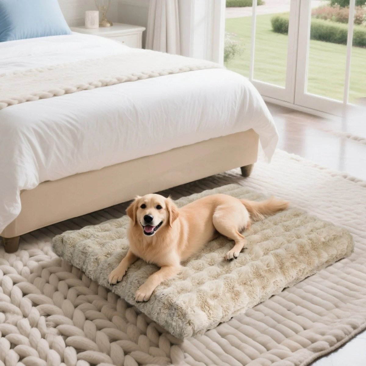 Plush Haven Ultra-Soft Pet Bed with Waterproof Cover