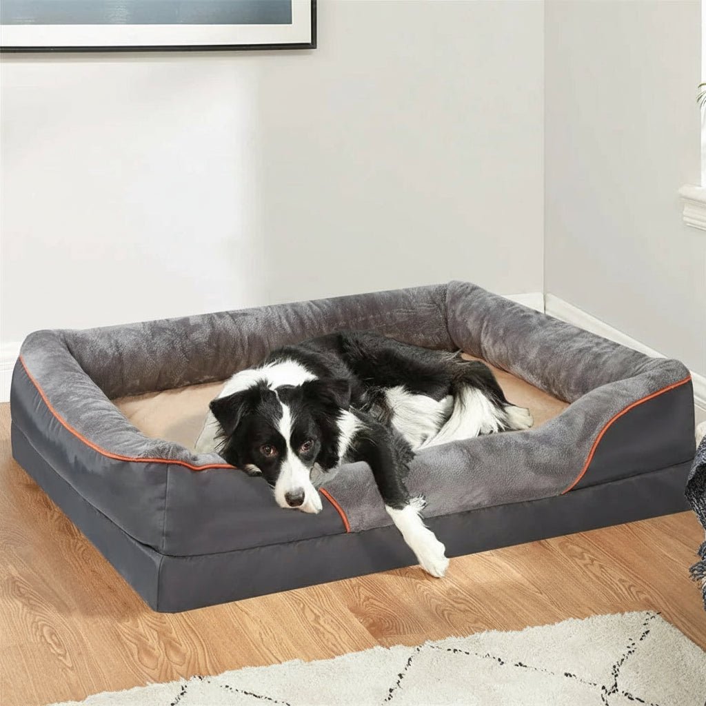 Canine Comfort Orthopedic Mattress with Memory Foam & Waterproof Cover