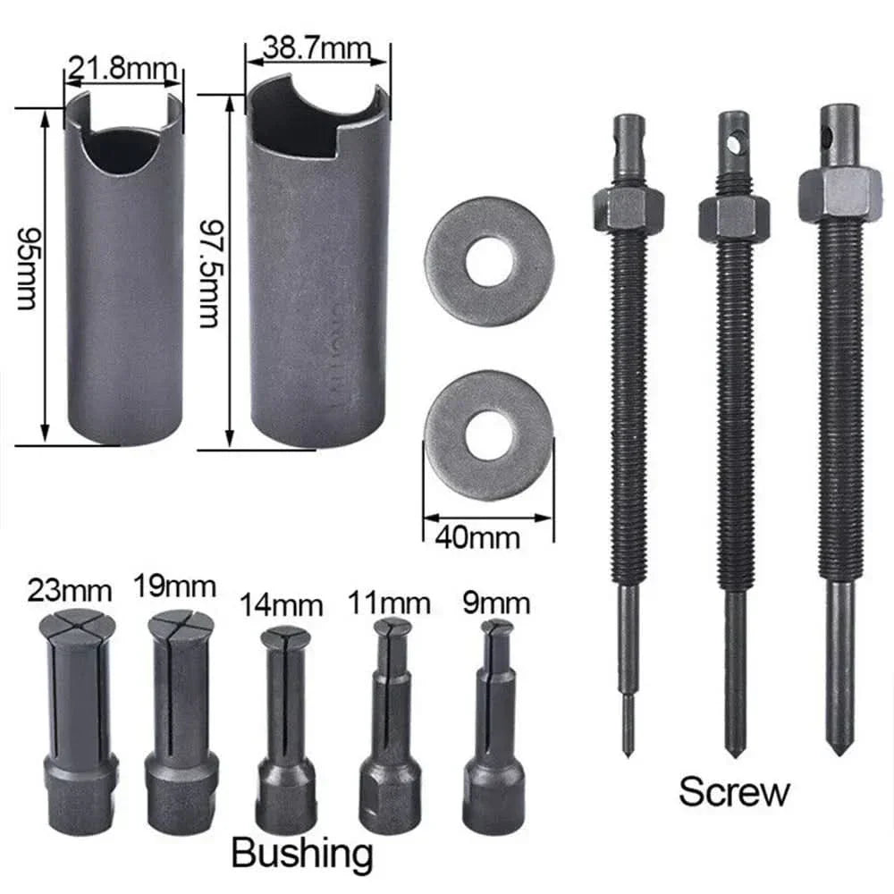 Precision Bearing Extractor Kit for 9-23 mm Components