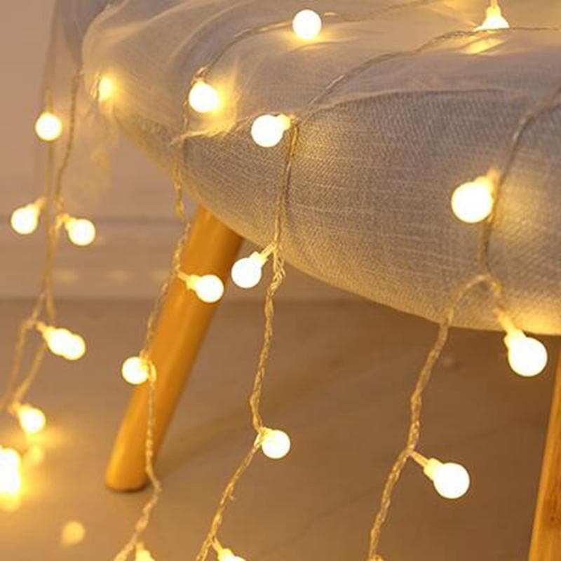 Fairy LED String Lights - 2m to 10m Battery or Plug-In Options - Warm or Cool White - Ball, Flower, Star & Snowflake Bulbs - Indoor Outdoor Decorative Twinkle Party Lights