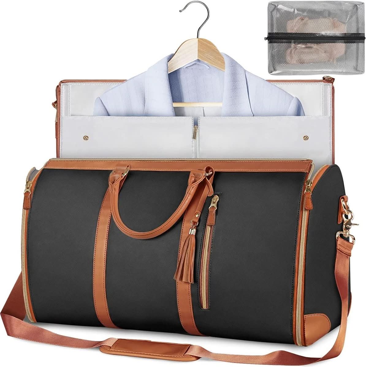 EleganceOnTheGo Travel Garment Carrier: Stylish & Compact