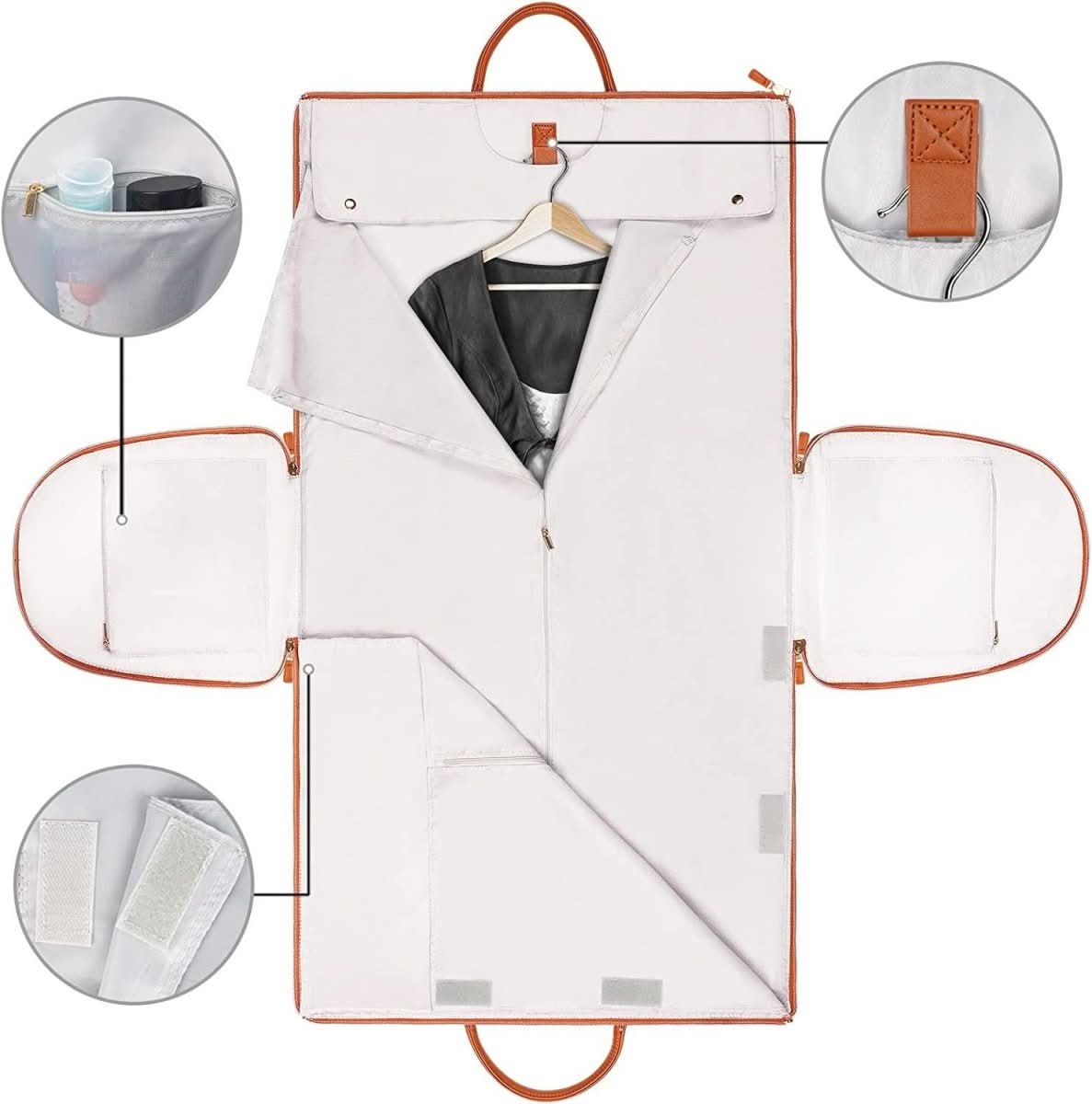 EleganceOnTheGo Travel Garment Carrier: Stylish & Compact