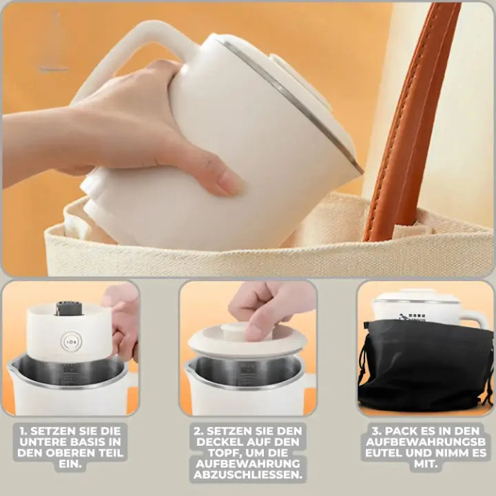 Compact Travel Electric Kettle for Hot Water Anywhere