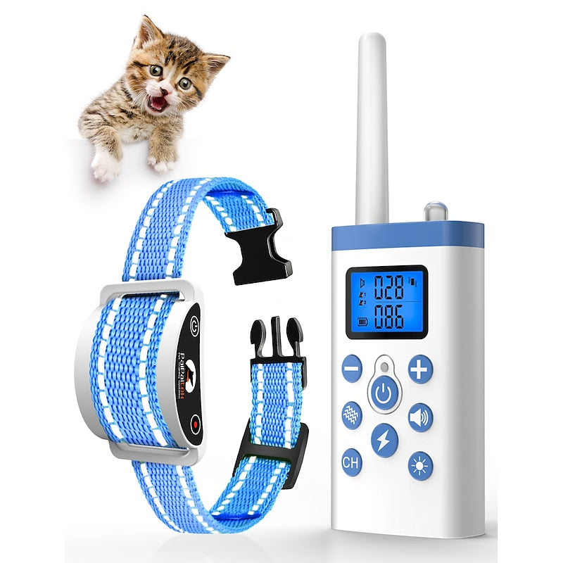 Cat Training Collar with Remote Control for Behavior Correction