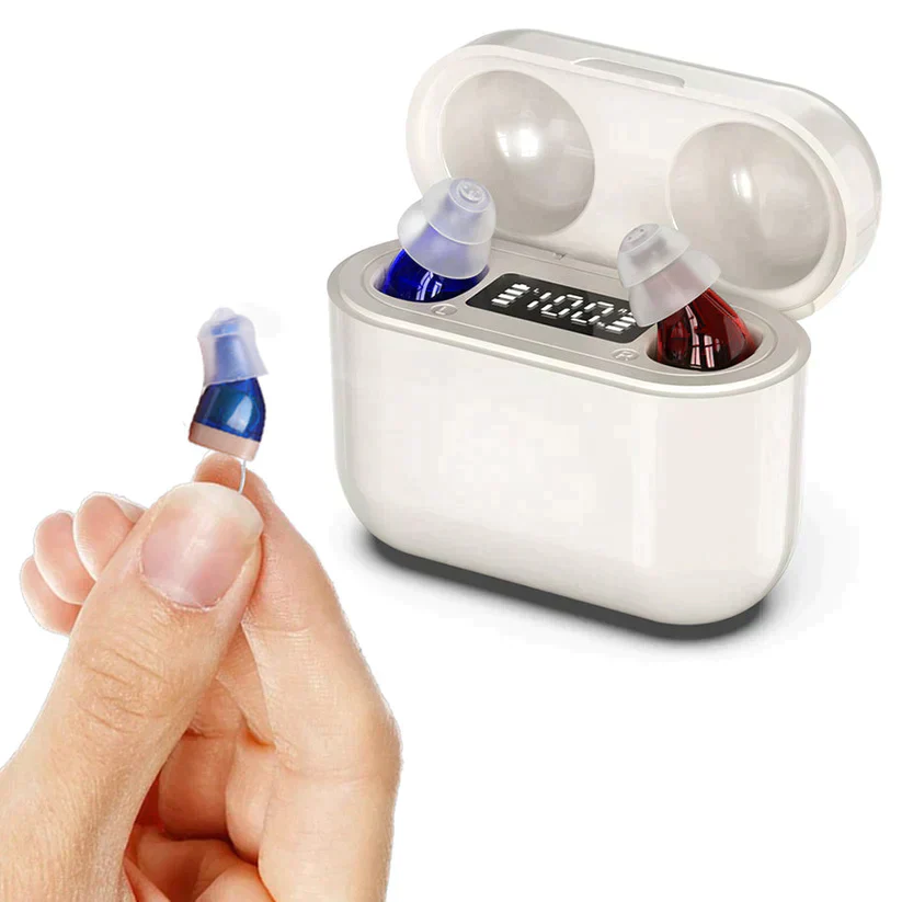 ClearSound Flex Rechargeable Invisible Hearing Aid for Mild Hearing Loss