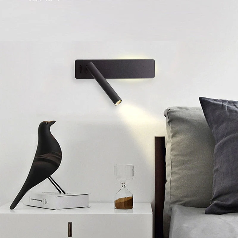 LumaNest Adjustable LED Wall Lamp for Bedside Reading