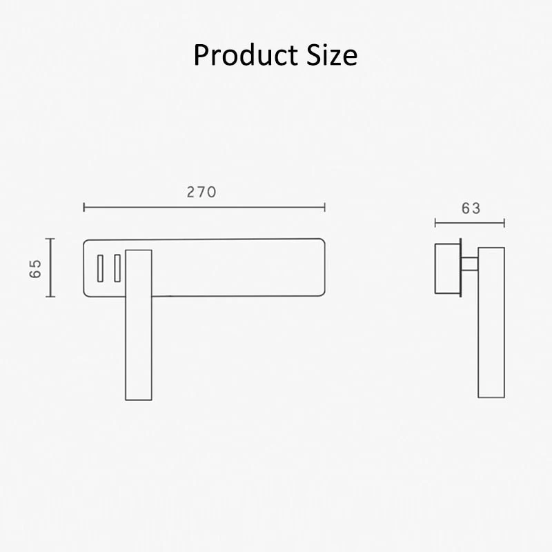 LumaNest Adjustable LED Wall Lamp for Bedside Reading
