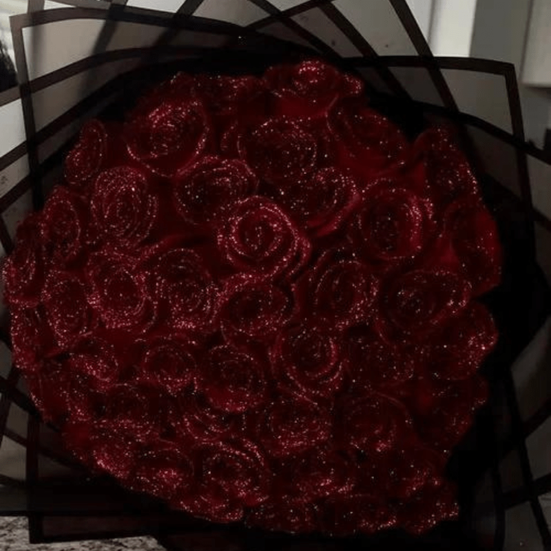 Timeless Radiance Glittering Rose for Lasting Memories