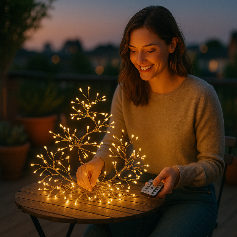 Outdoor String Lights with Remote – Flexible Design for Parties