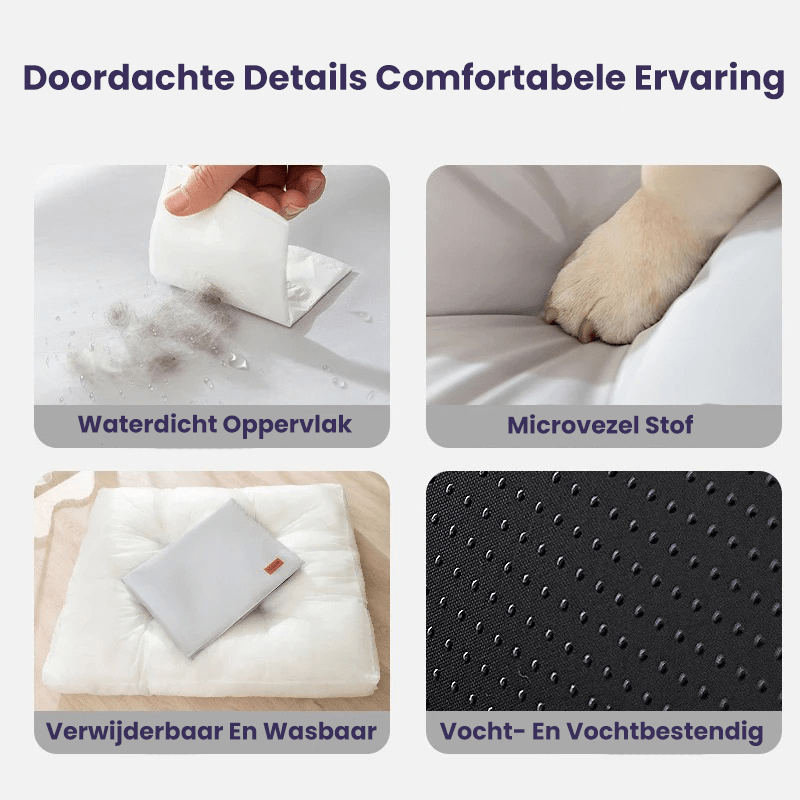 ComfortNest Orthopedic Pet Bed with Washable Foam & Durable Cover