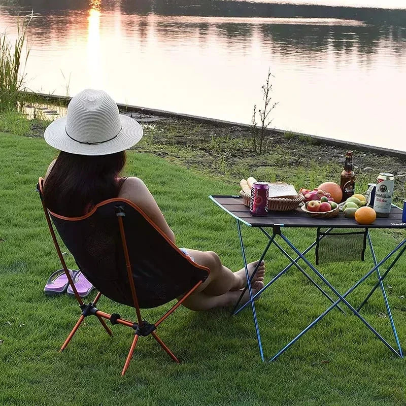 Compact Outdoor Set with Lightweight Camping Chair and Sand-Free Blanket