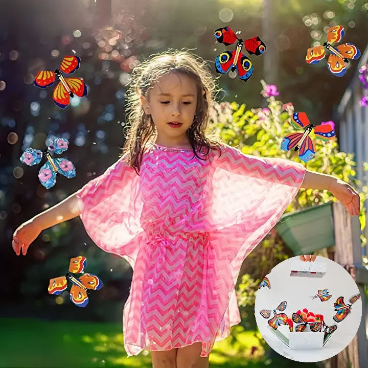 10-Pack of Surprise Flying Butterflies for Weddings and Parties