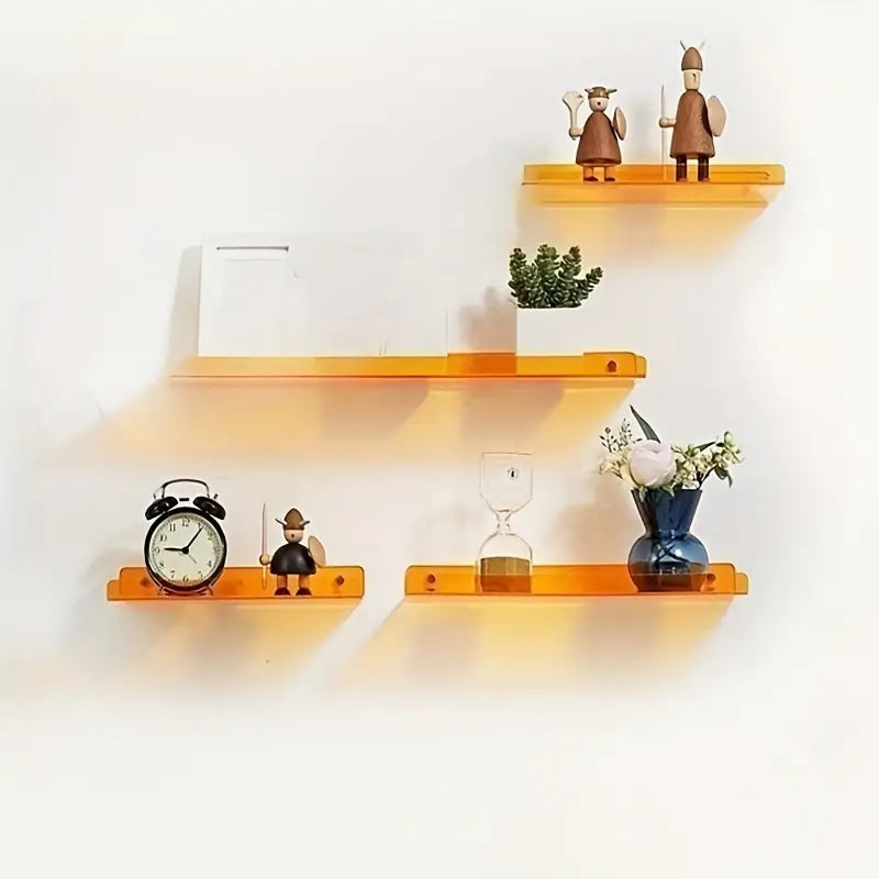Industrial Floating Shelf in Elegant Blue – Simple Installation for Home Decor