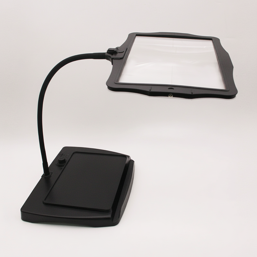 Adjustable LED Magnifying Floor Lamp for Detailed Work