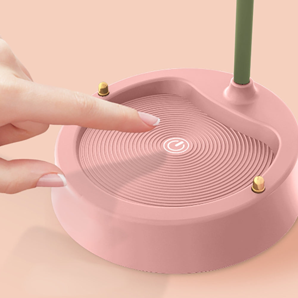 Petal-Inspired Touch Lamp with Adjustable Color Settings