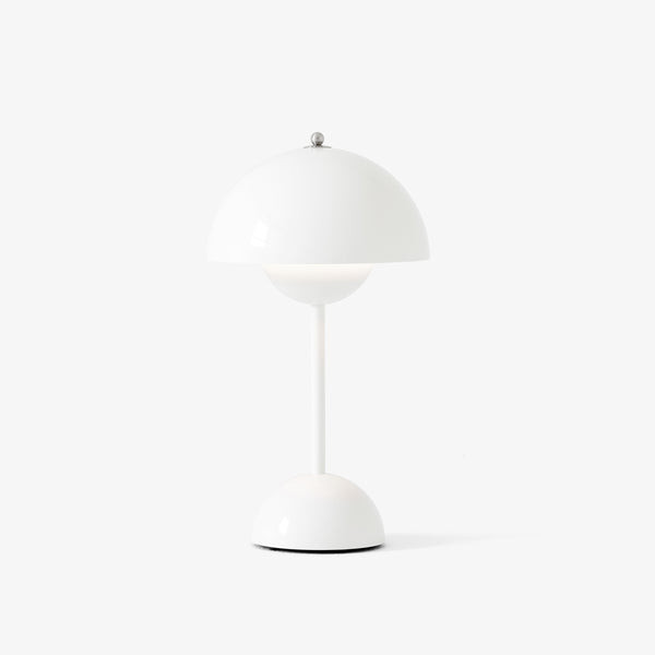 Mushroom-Shaped Battery Operated LED Table Lamp – Dimmable Light