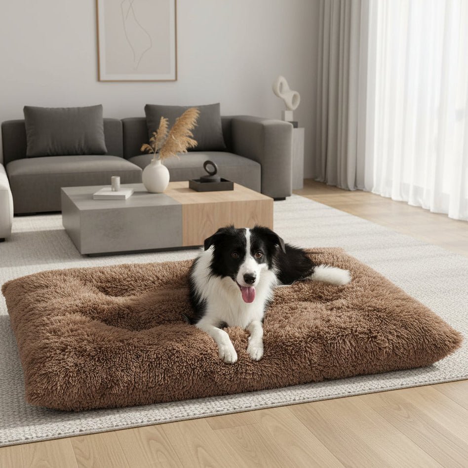 CozyCloud Plush Rectangular Dog Bed for Ultimate Relaxation