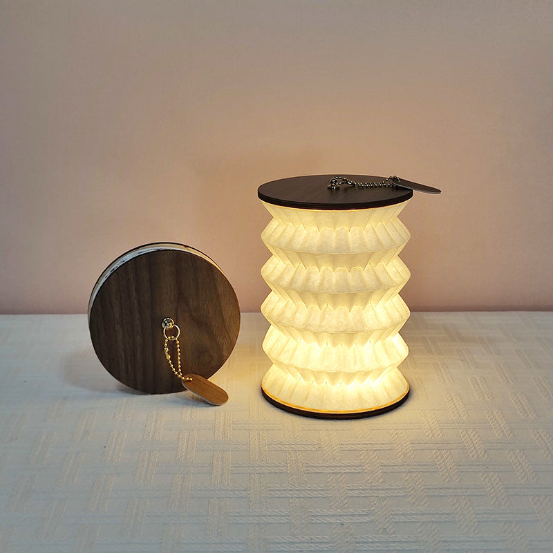 Illuminating Origami Lotus Table Lamp – Colorful USB LED Accent Light