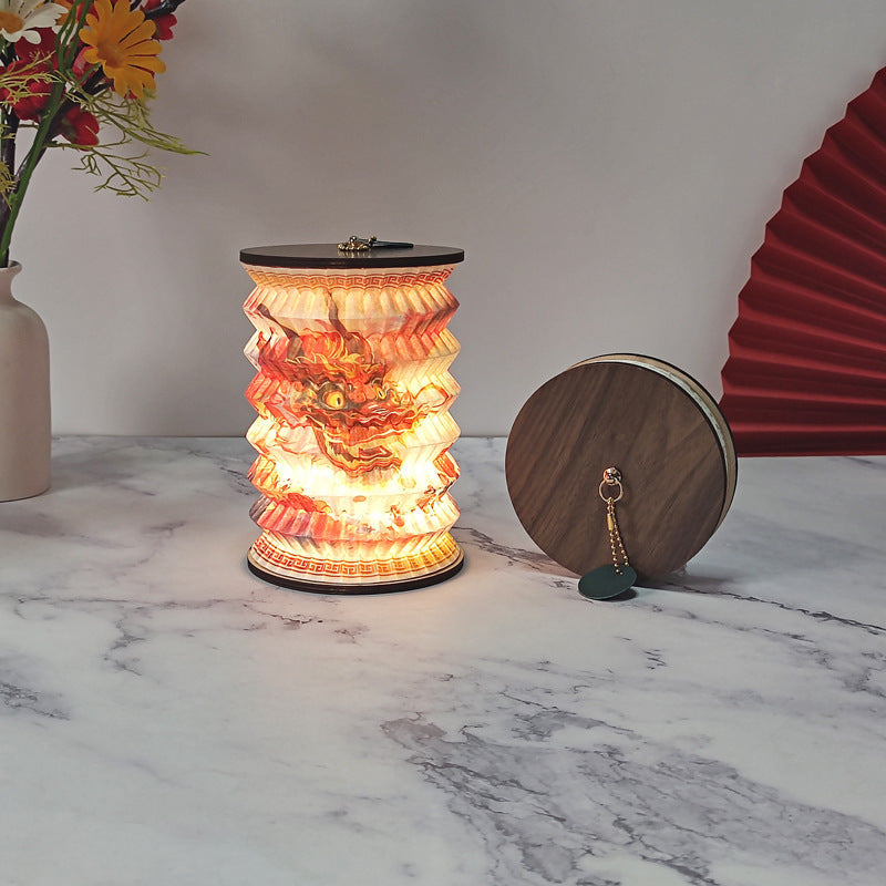Illuminating Origami Lotus Table Lamp – Colorful USB LED Accent Light