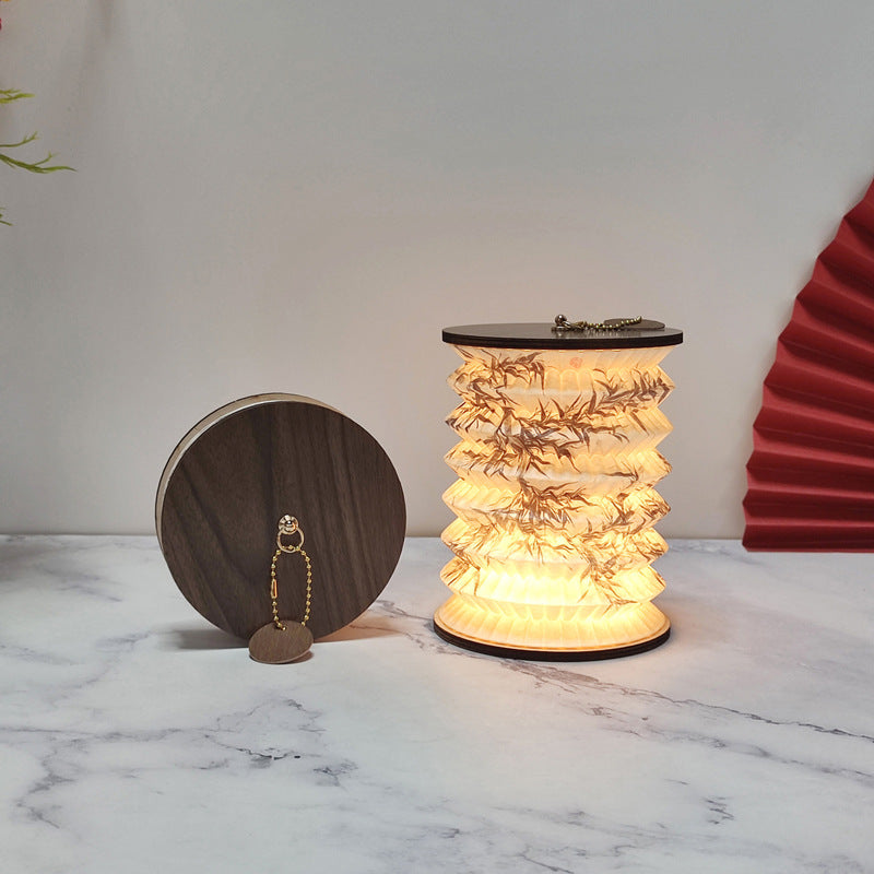 Illuminating Origami Lotus Table Lamp – Colorful USB LED Accent Light