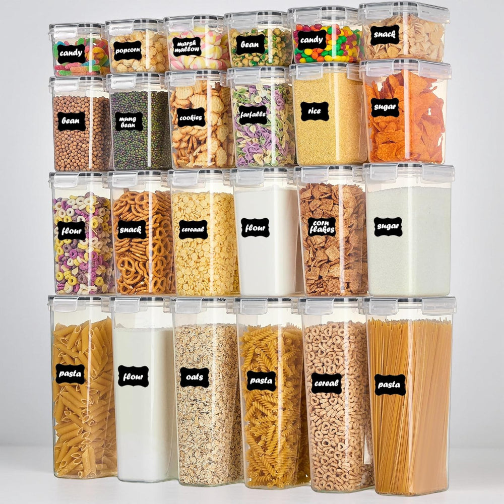Stackable Airtight Kitchen Storage Solutions Set