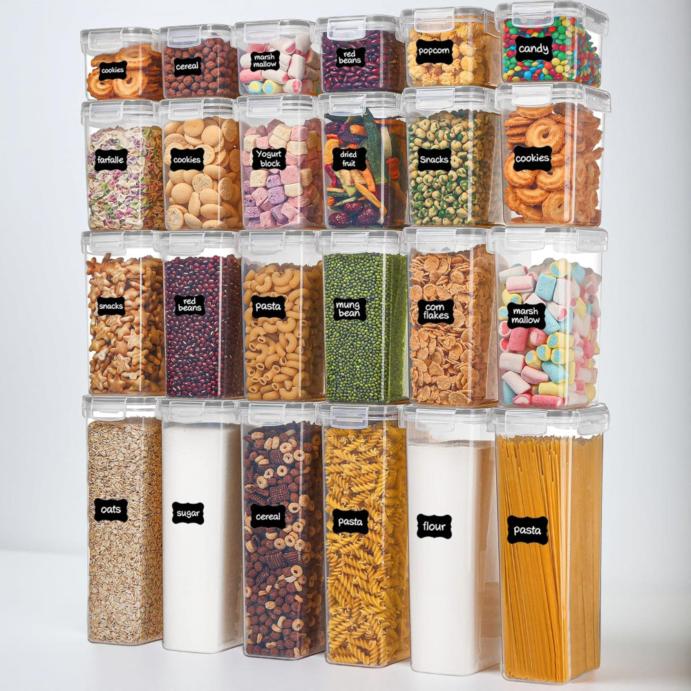Stackable Airtight Kitchen Storage Solutions Set