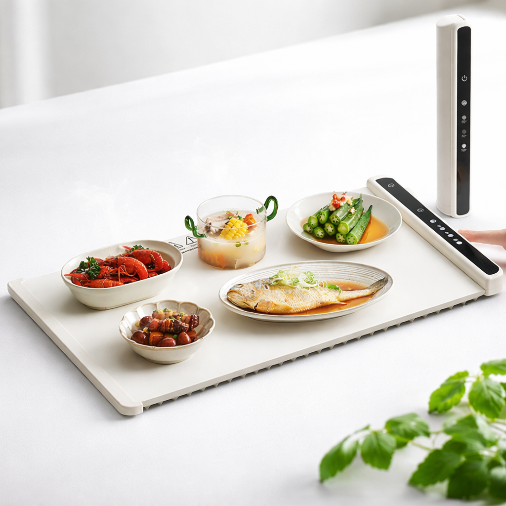 Smart Heat Serving Mat for Effortless Meal Warmth