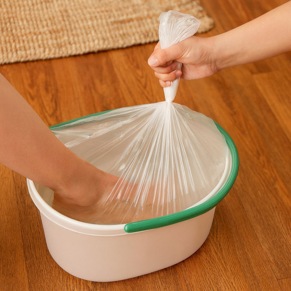 Sanitary Foot Spa Liner Bags for Effortless Pedicures