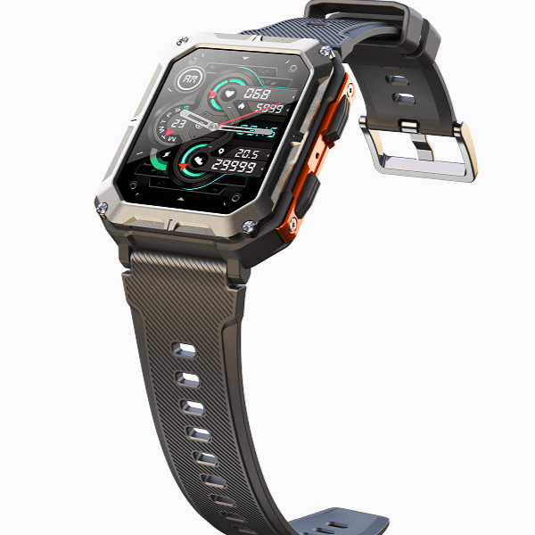 Elite Pulse Smartwatch with Stylish Stainless Steel Design