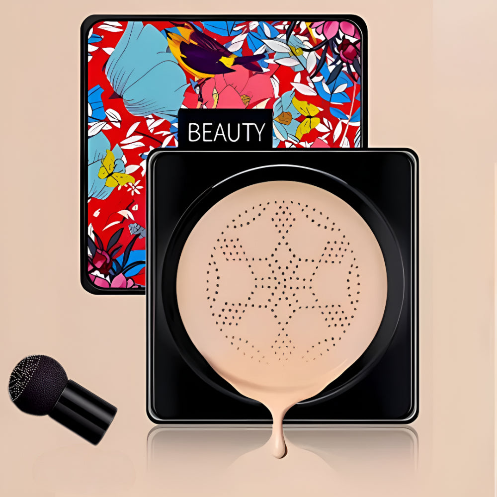 Velvet Finish Foundation Compact with Easy-Apply Sponge