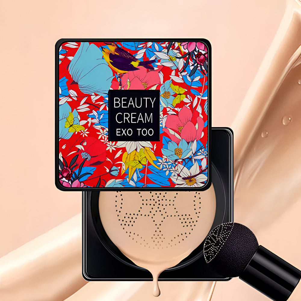 Velvet Finish Foundation Compact with Easy-Apply Sponge