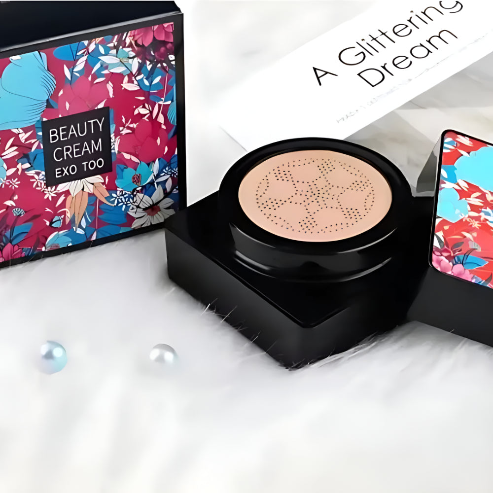 Velvet Finish Foundation Compact with Easy-Apply Sponge
