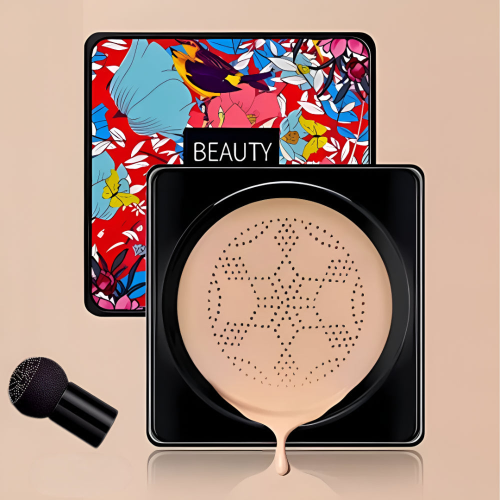 Velvet Finish Foundation Compact with Easy-Apply Sponge