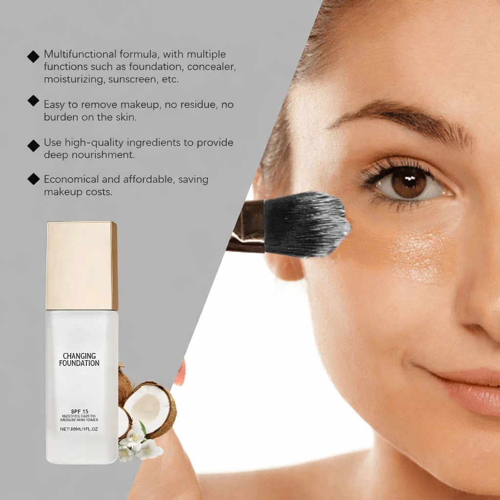 Adaptive Liquid Foundation for Flawless, Natural Finish