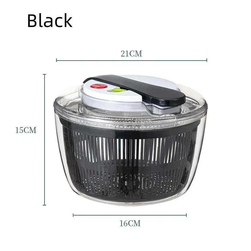Salad Spinner for Crisp Vegetables | Easy Drying with Spin Mechanism