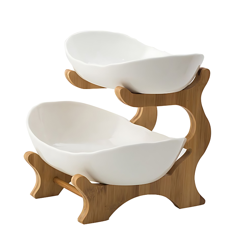 Three-Tiered Fruit Bowl – Stylish Kitchen Storage for Fresh Produce