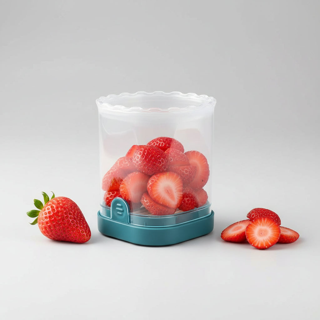 Effortless Fruit Slicing Tool with 8 Precision Blades