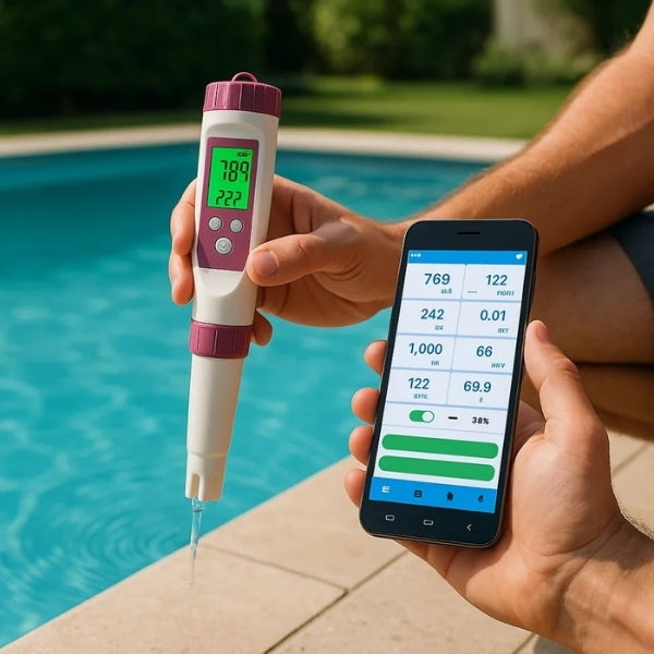 Smart Water Analyzer - Comprehensive pH & Chlorine Tester