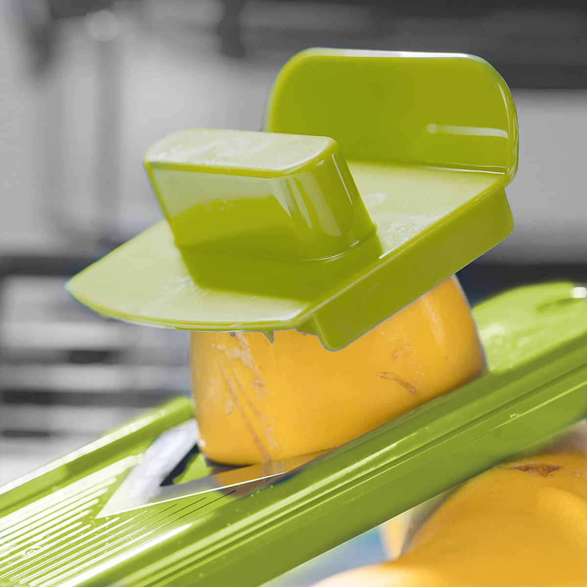 Versatile 12-in-1 Kitchen Vegetable Cutter with Storage Bin