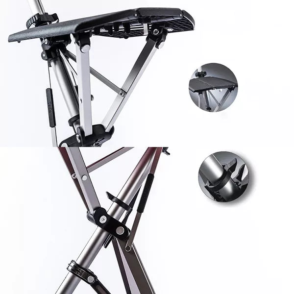 Folding Seat Cane for Walking and Support