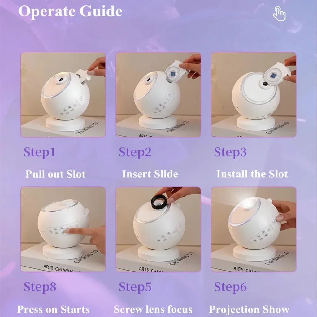 Celestial Harmony Bluetooth Star Light Projector & Speaker