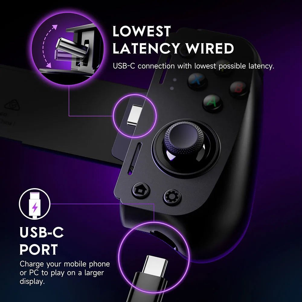 Versatile Gaming Controller with Precision Triggers and Comfort Grip