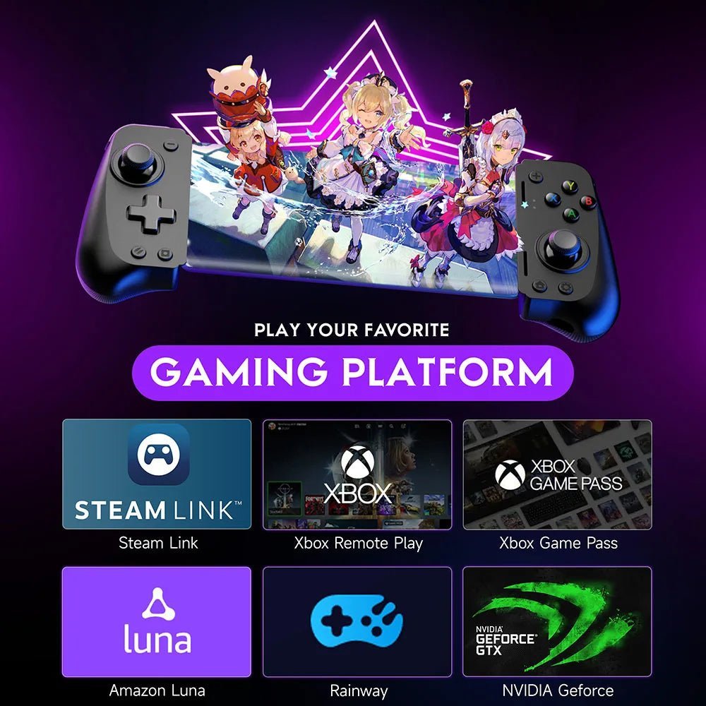 Versatile Gaming Controller with Precision Triggers and Comfort Grip