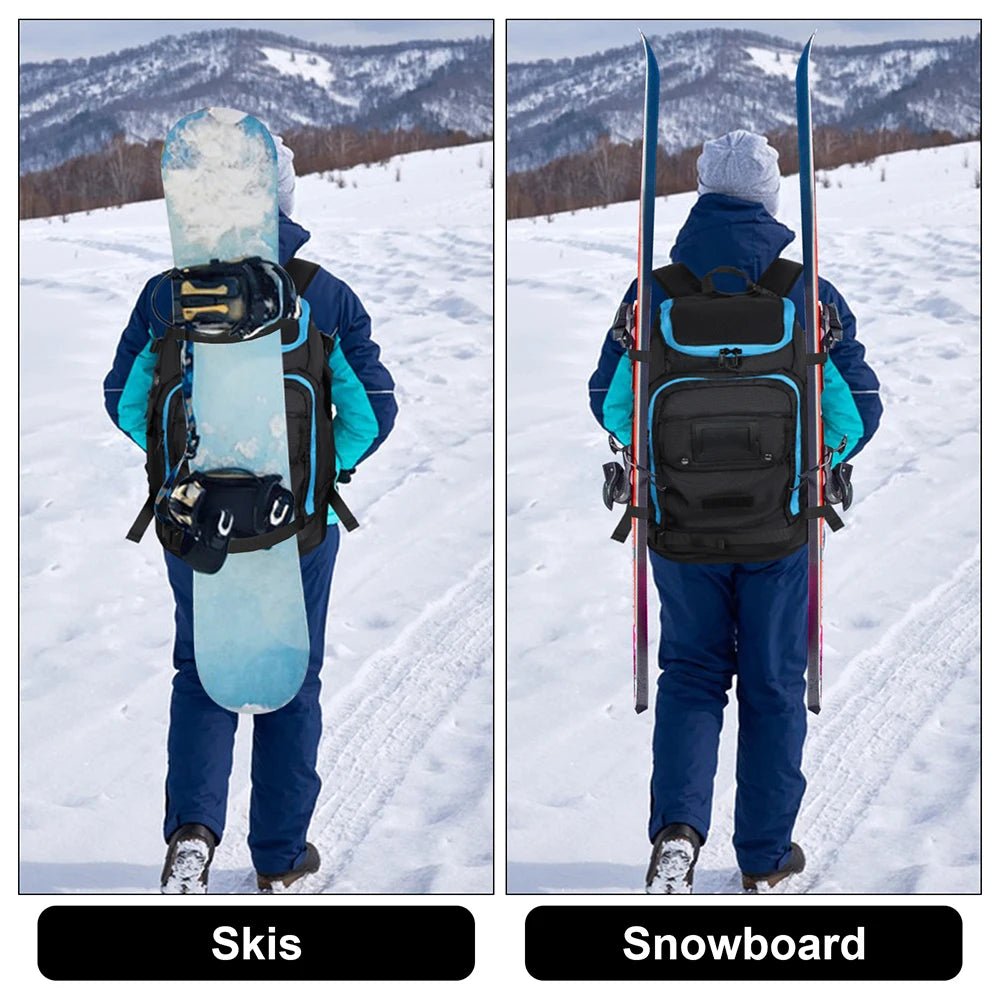 AlpineGuard 50L Waterproof Ski Boot Backpack for Adventurers