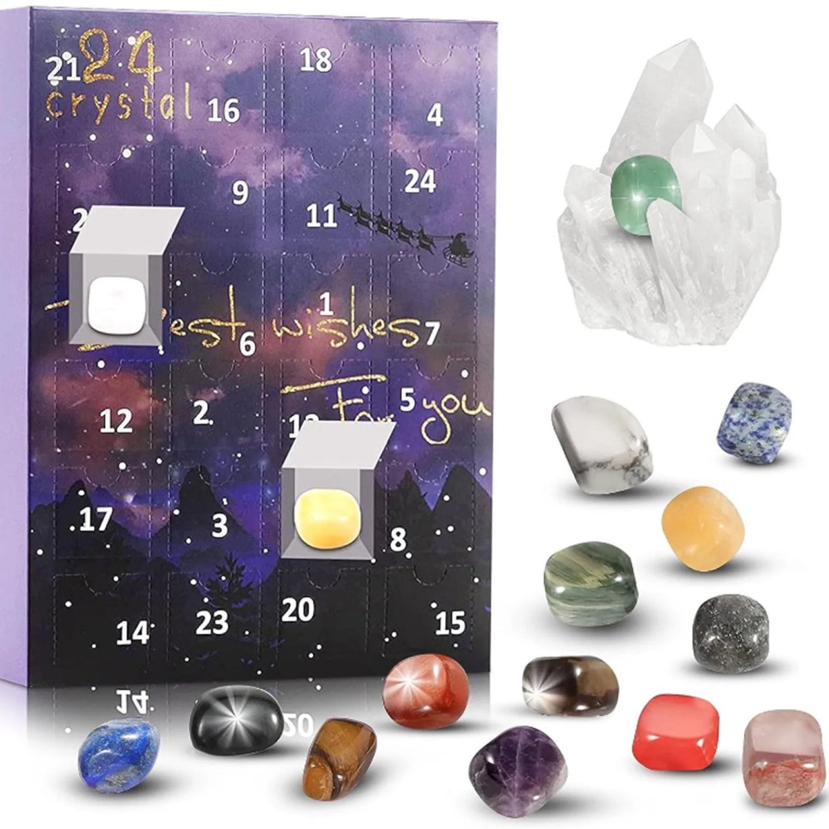Radiant Gemstone Countdown Calendar 2025 with Enchanting Surprises