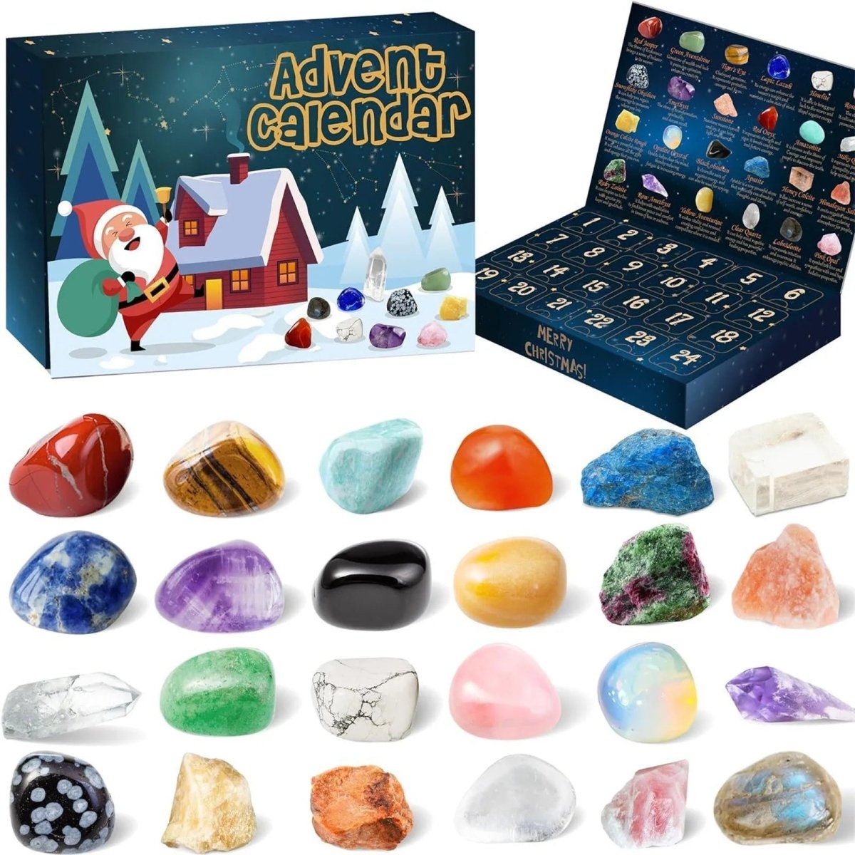 Radiant Gemstone Countdown Calendar 2025 with Enchanting Surprises