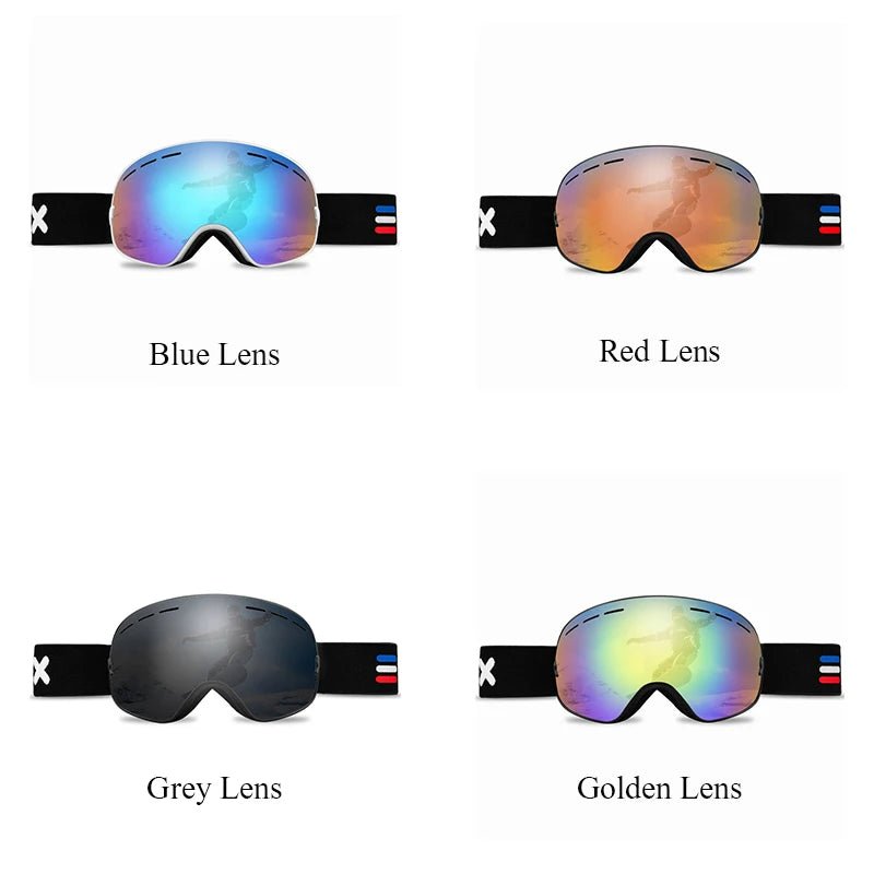 ClarityGuard Dual-Layer Anti-Fog Snow Sports Goggles