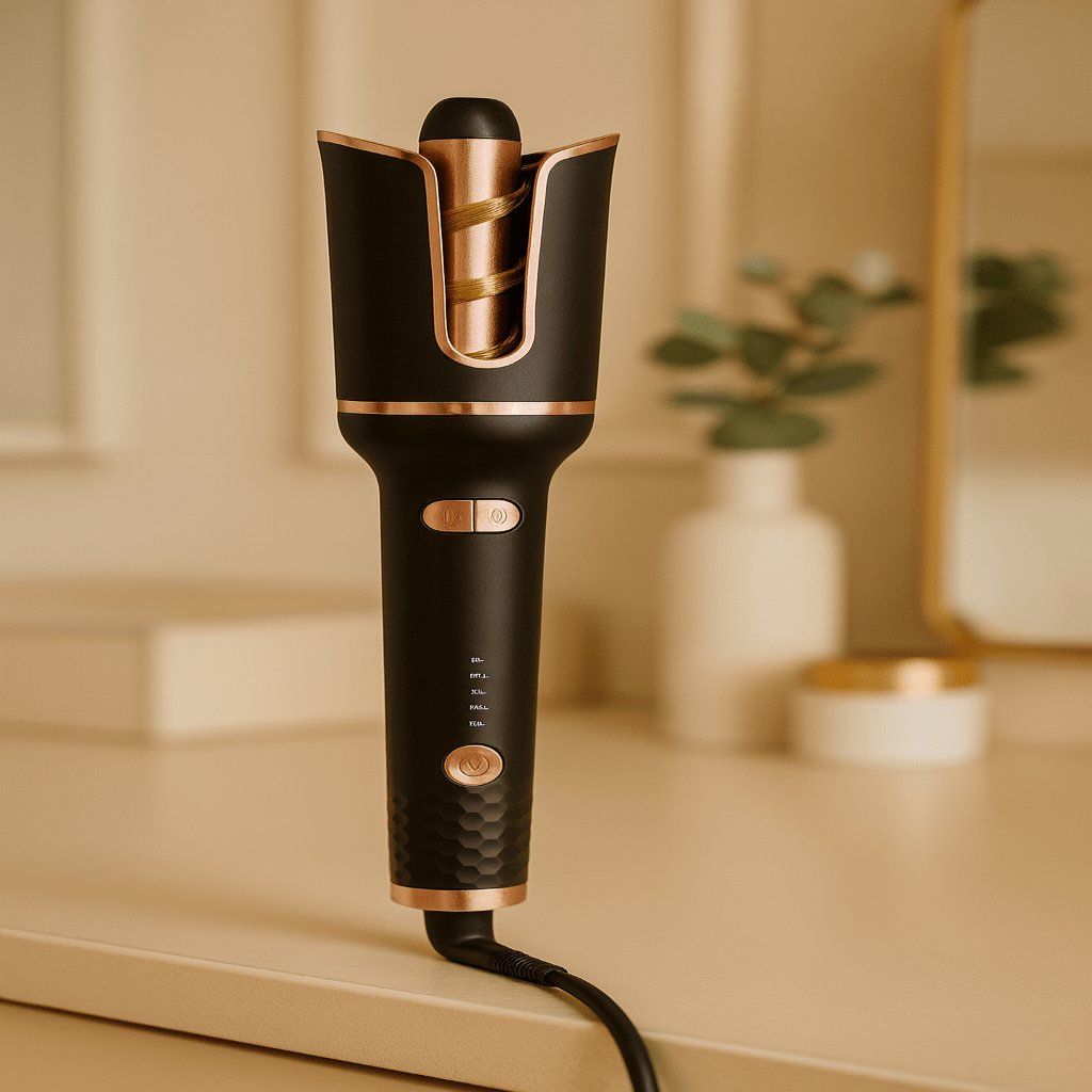 TwistWave Automatic Ceramic Curling Wand with Rotating Barrel