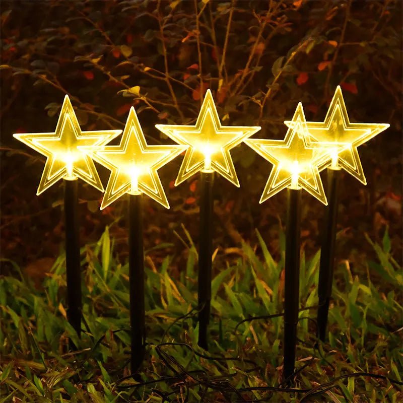 RadiantGlow Festive LED Pathway Lights for Outdoor Spaces